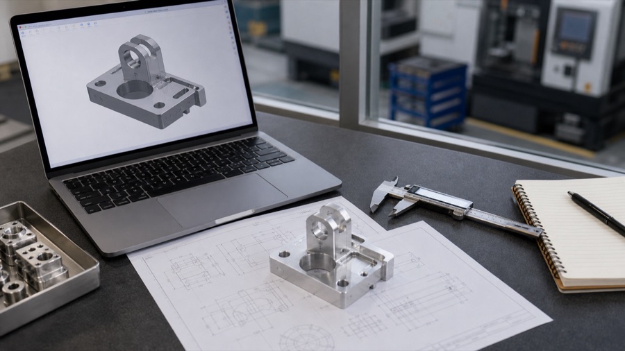 小批量CNC加工报价图纸与3D模型评估
